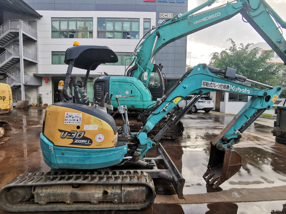 Rental Of Standard 3 Ton Mini Excavator With Breaker, Bucket And Steel Track Only